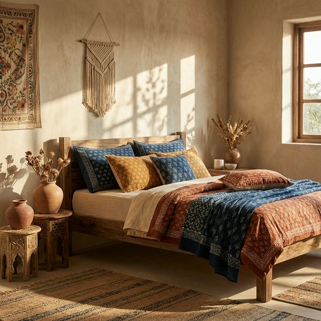 Beautiful slow-luxury handmade Rajasthani home decor